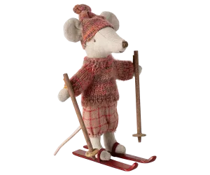 Big Sister Ski Mouse- Rose