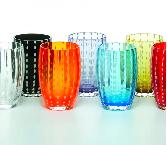Clear Perle Glass Tumbler