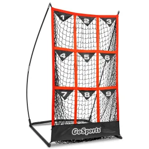 GoSports 9 Hole Baseball & Softball Pitching Strike Zone Target Net - 49 x 30 in