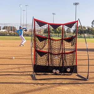 GoSports 9 Pocket Baseball and Softball Pitching Strike Zone Target Net