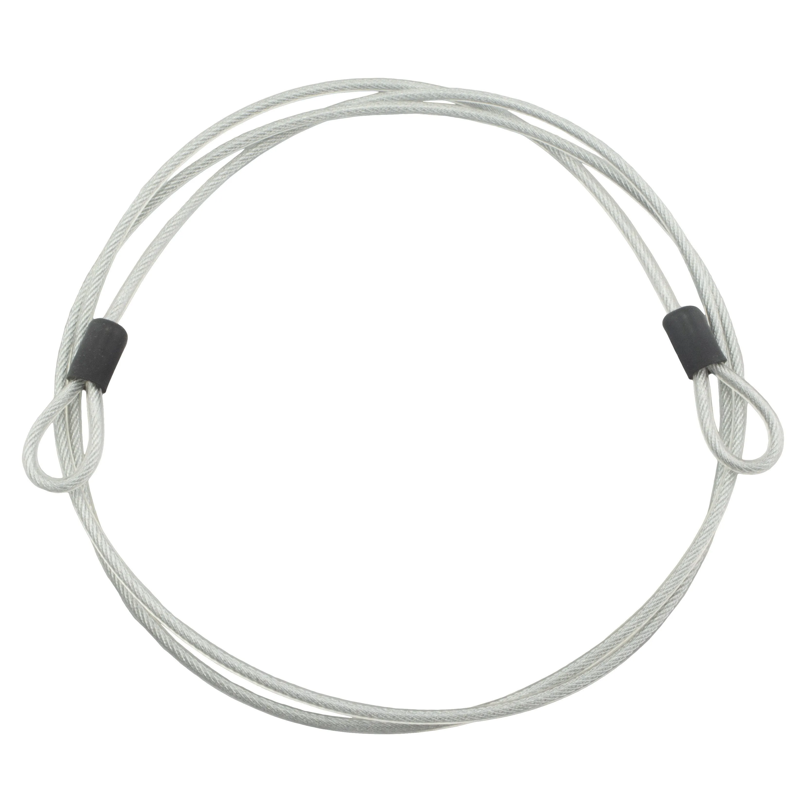 Security Cable - 3 mm 4 ft Vinyl Coated Braided Steel