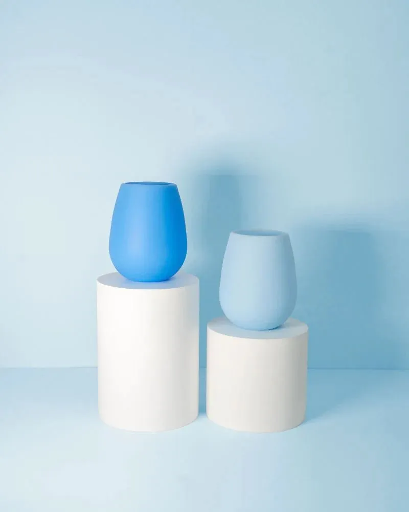 Set of 2 Unbreakable Silicone Tumblers - Assorted