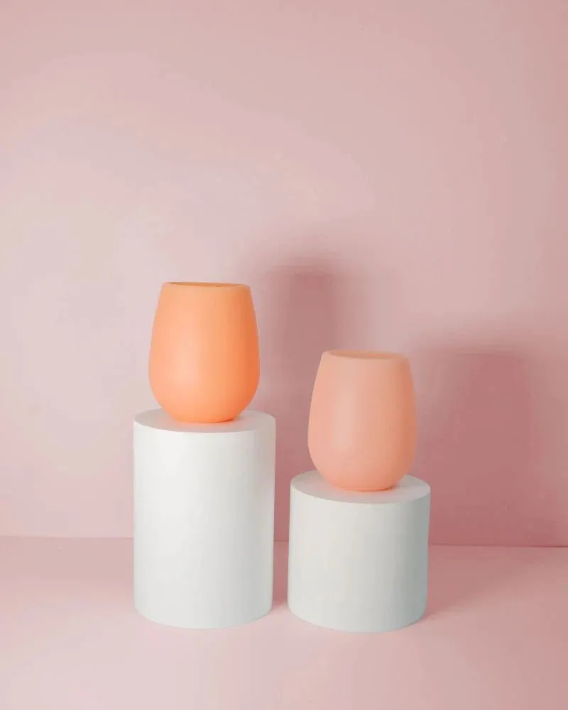Set of 2 Unbreakable Silicone Tumblers - Assorted