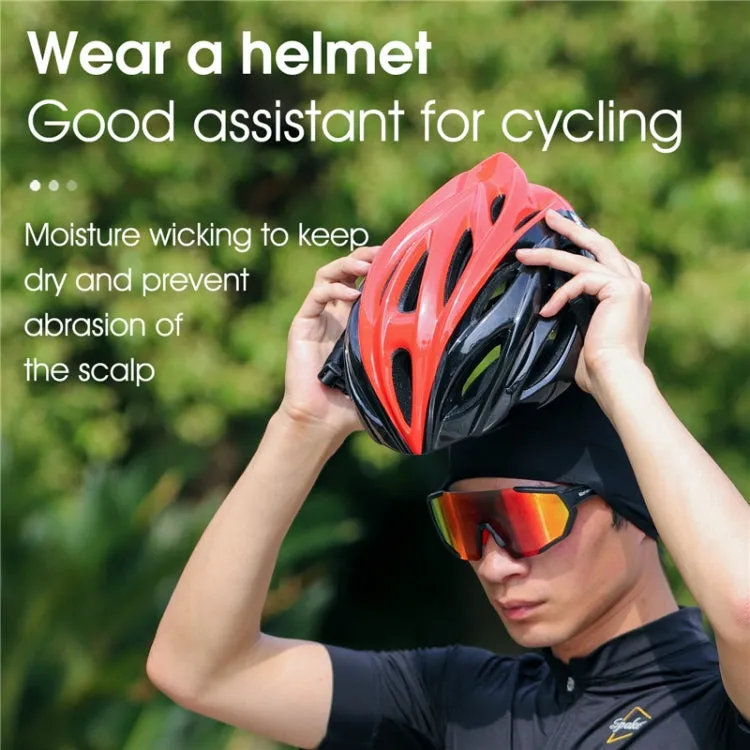 West Biking YP0201294 Summer Ice Silk Hat Riding Windproof Hood Breathable And Quick-Drying Helmet Lining Cap, Size: Free Size(Gray)