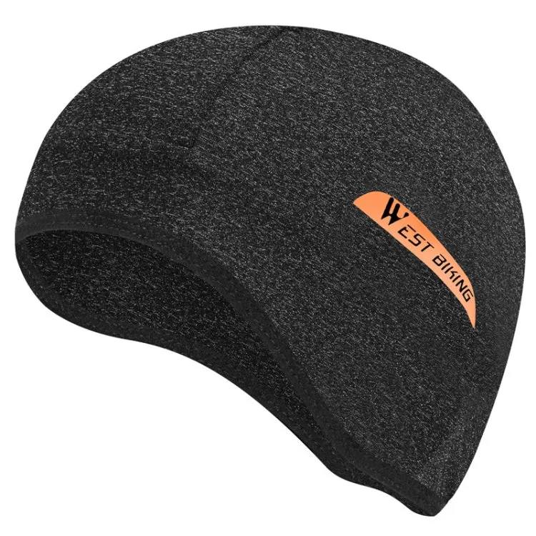 West Biking YP0201294 Summer Ice Silk Hat Riding Windproof Hood Breathable And Quick-Drying Helmet Lining Cap, Size: Free Size(Gray)